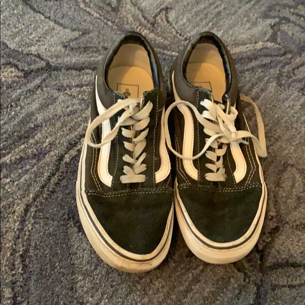 Vans WORN old Skool black and white